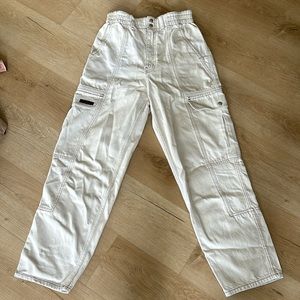 cream and brown bdg cargo pants